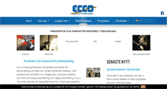 Desktop Screenshot of eccofinishing.se